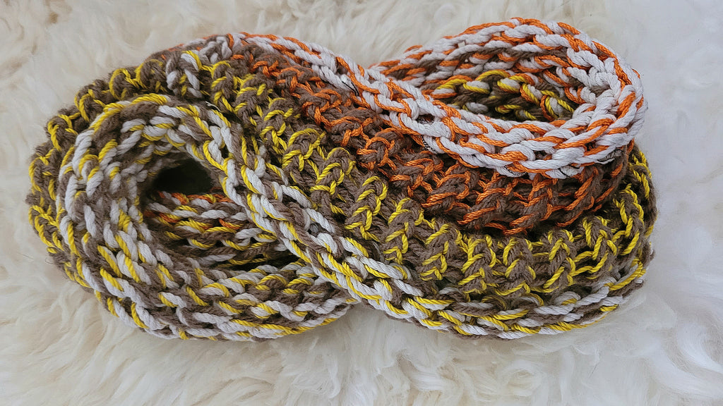 Striped Knit Cowl